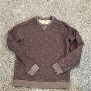 Life After Denim Brown Sweatshirt Classic Crewneck